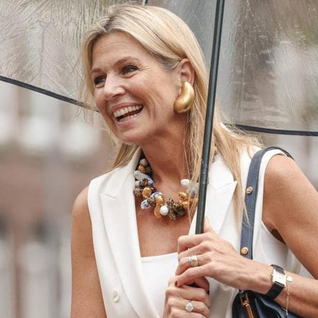 Máxima, une Hollandaise, ne voulait pas manquer un jour aussi important pour sa mère. 