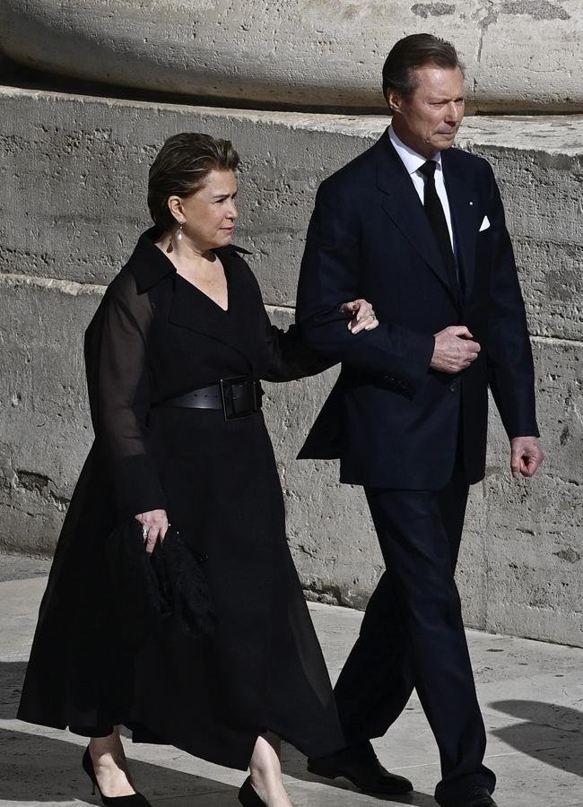 María Teresa de Luxembourg aux funérailles du pape François 1 (Getty)