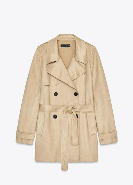 Short Trench de Zara (35,99 euros)