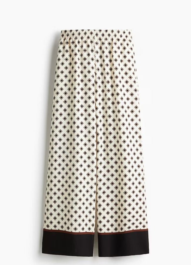 Pantalon imprimé Broad H&M.