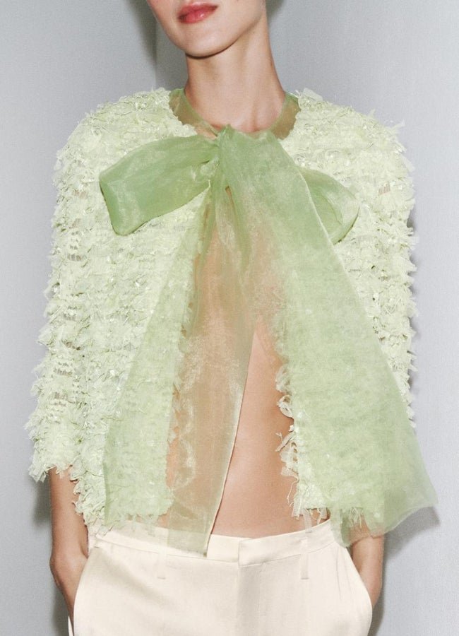 Veste Zara Fringes.