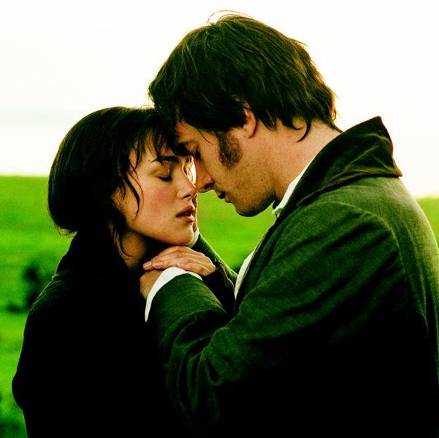 Elizabeth Bennet et M. Darcy sur le point de libérer leurs souhaits, et ceux de tous les spectateurs.