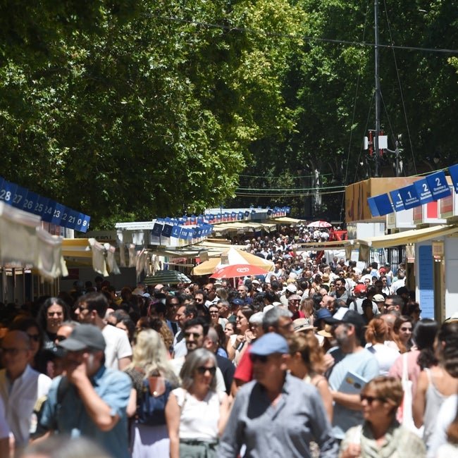 Le Madrid Book Fair l'année dernière en plein essor.