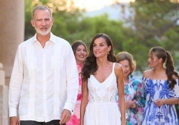 Ce qui n'a pas été vu de la réception à Marivent: Letizia succombe à la pression, Leonor Maravilla et Queen Sofia réapparaissent, plus mince