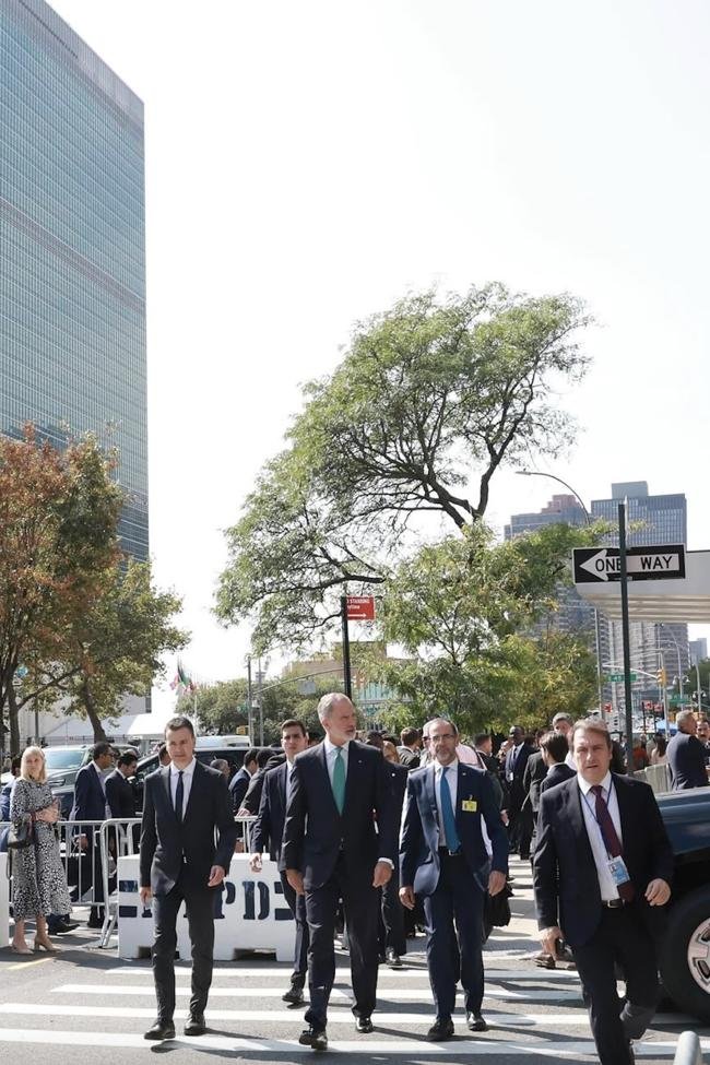Le roi Felipe dirige la délégation espagnole au siège des Nations Unies à New York.