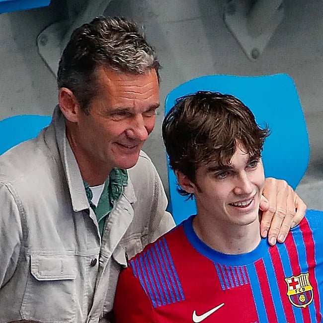 Iñaki Urdangarin lors d'un match joué par son fils Pablo.