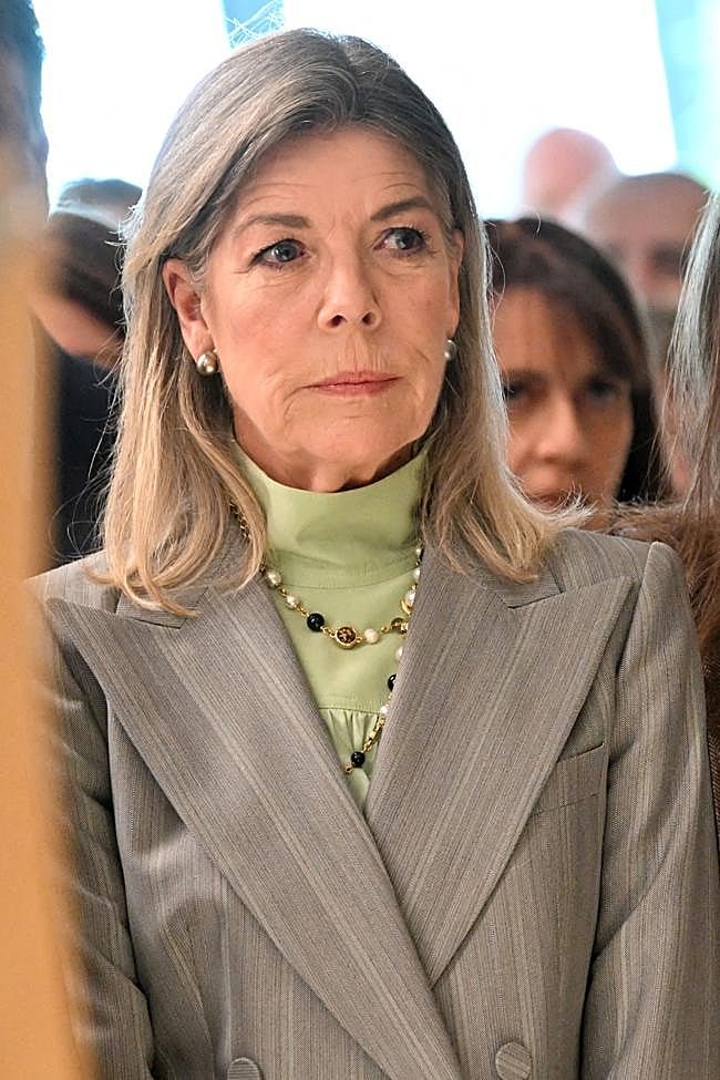 Carolina de Monaco lors de sa dernière apparition publique