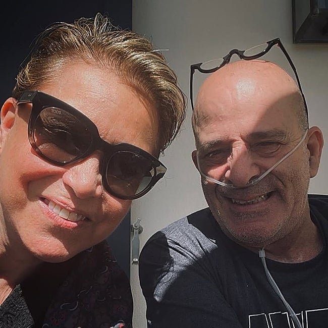 María Teresa avec son frère décédé Luis Mestre.