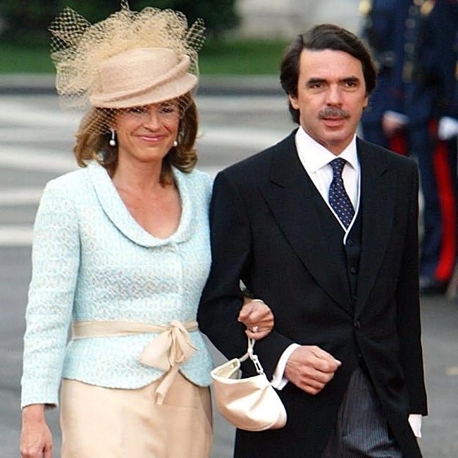 Ana Botella et José María Aznar, au mariage des rois Felipe et Letizia.