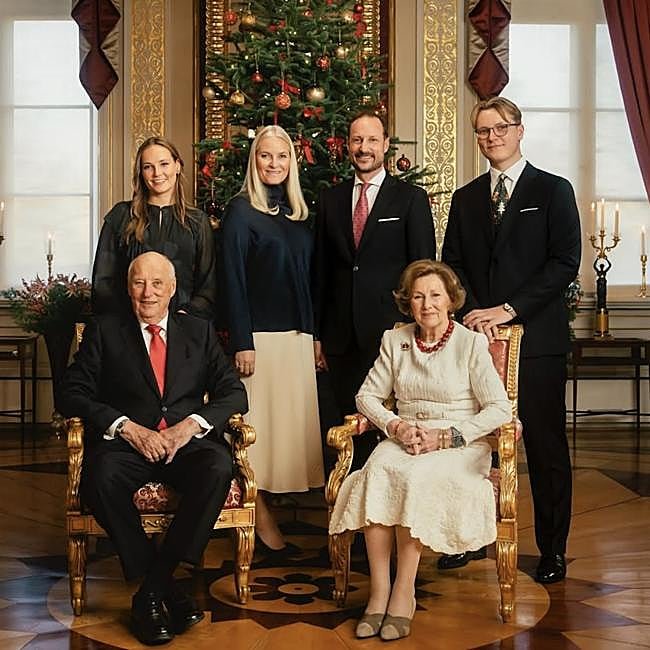 Toute la famille royale norvégienne.