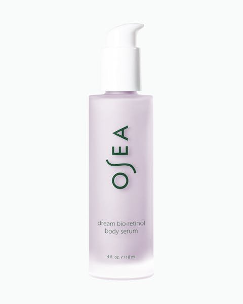 Dream Bio-Retinol Body Serum bouteille de 4 oz sur fond blanc pour l'affichage du commerce électronique