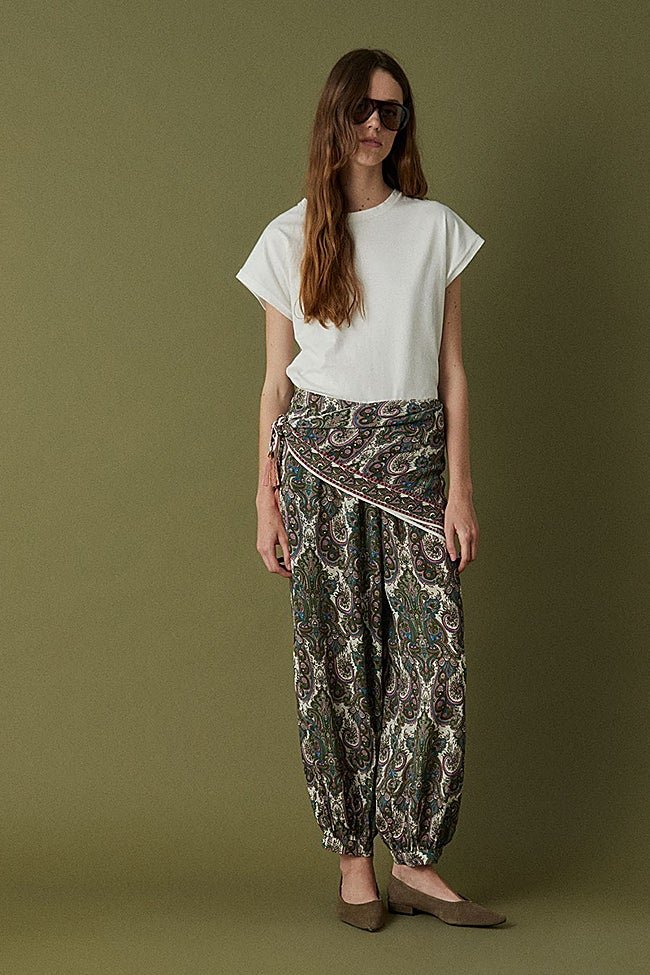 Pantalon imprimé Sfera (35,99 euros)