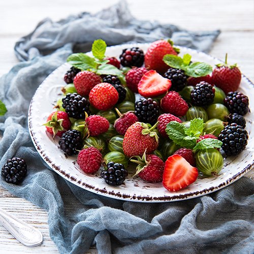 salade aux fruits rouges