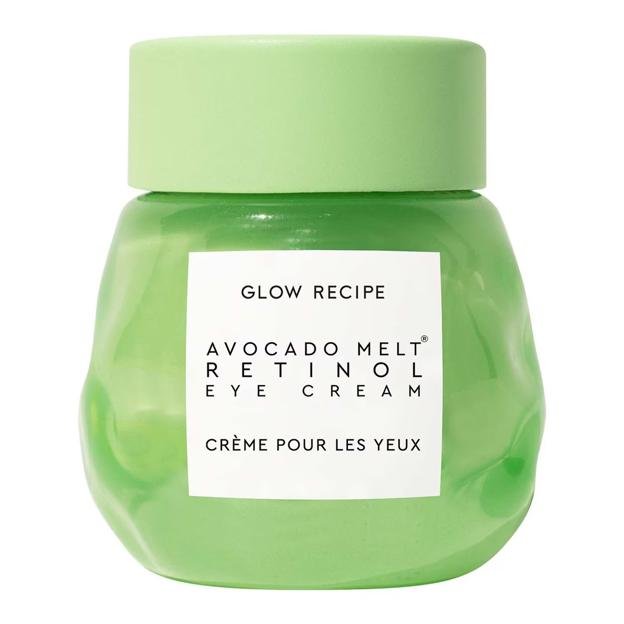 Glow Avocado Faire fondre la crème pour les yeux du rétinol.