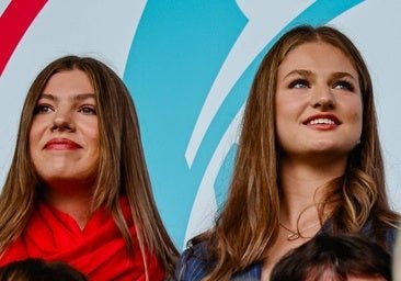 Ce qui n'a pas été vu par Leonor et Sofia dans l'Eurocup: l'étrange bufanda de l'Infanta et une interview ratée