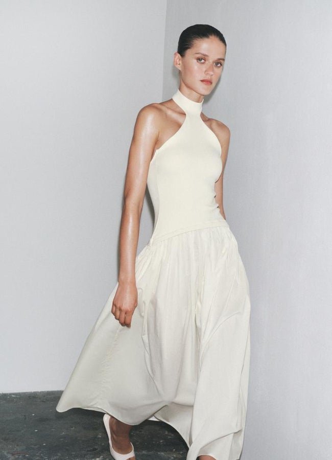Robe blanche Zara.