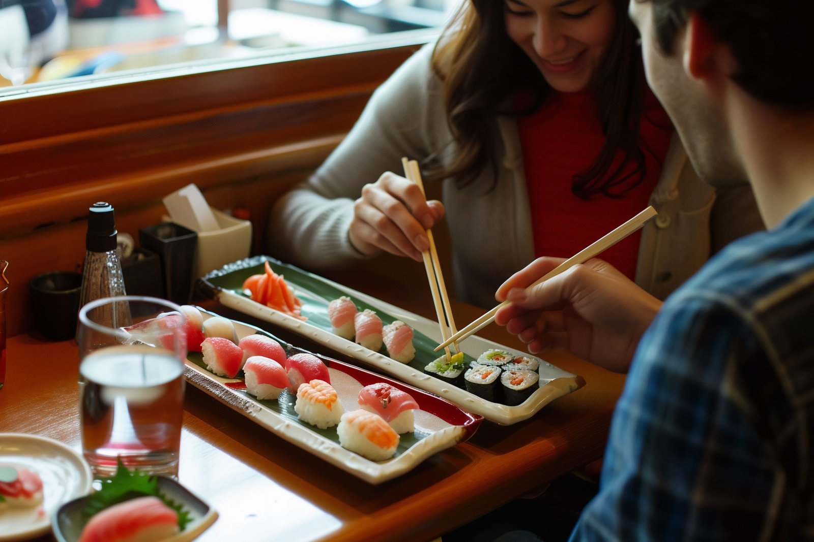 Les sushis ne gras pas. Ce qui se passe, c'est que vous le demandez faim ...